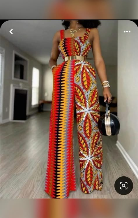 African Print Jumpsuit, Ankara Jumpsuit, Afrikaanse Mode, Cami Jumpsuit, African Inspired Clothing, African Outfits, African Fashion Modern, African Inspired Fashion, African Clothes