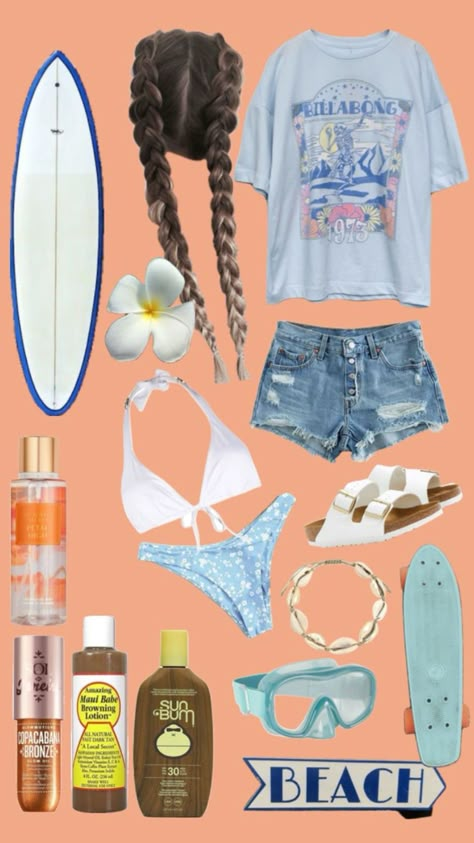 Beachy Aesthetic Clothes, Beachy Outfit, Beach Girl Outfits, Outer Banks Outfits, Cute Summer Fits, Beachy Girl, Cute Beach Outfits, Beachy Outfits, Preppy Beach