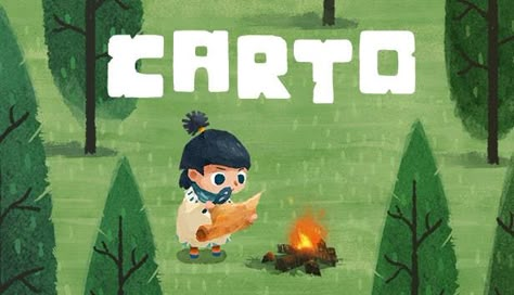 Carto is a chill adventure game wrapped around a unique, world-shifting puzzle mechanic. Raccoon Illustration, Cozy Games, Ui Ux 디자인, Puzzle Games For Kids, Star Illustration, Reading Games, Switch Games, Paper Games, Game Ui Design