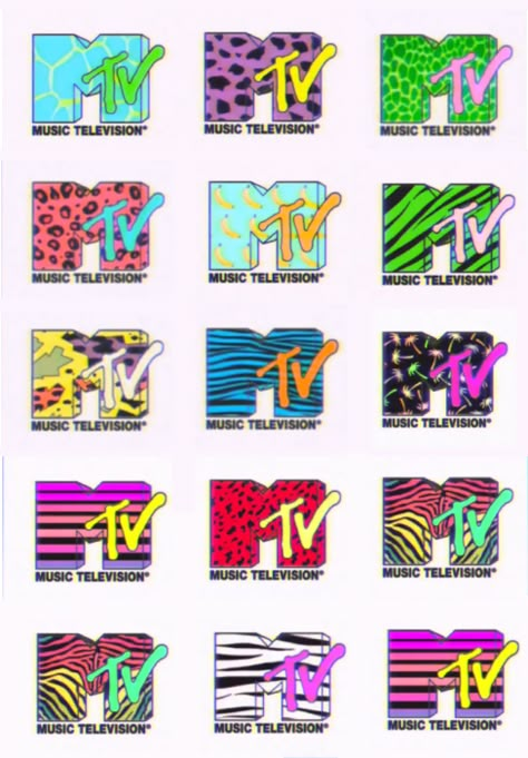 Mtv Logo, Drawing Logo, 80's Party, 90s Design, 80s Design, 80s Theme, New Retro Wave, Grace Jones, Bold Logo