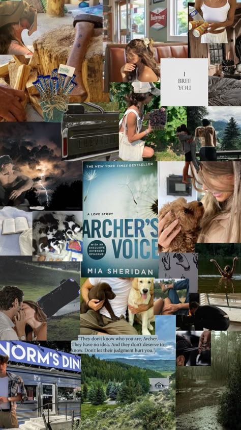 Archer’s Voice - Mia Sheridan #archersvoice #miasheridan Archers Voice, Archer's Voice, Mia Sheridan, Romcom Books, Book Mood, Romance Series Books, Fantasy Books To Read, Aesthetic Books, Book Board