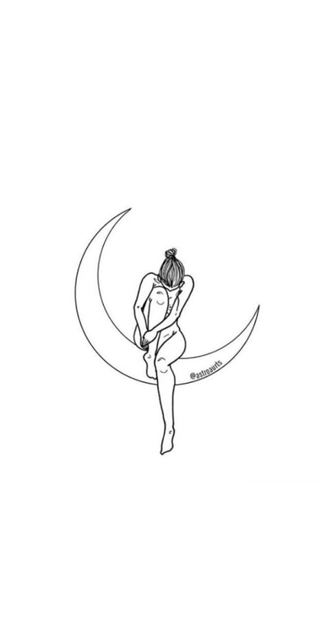 210+ Meaningful Self-Love Tattoo Designs (2023) - TattoosBoyGirl Simple Pinup Tattoo, Self Love Drawings, Self Love Drawing, Self Love Painting, Line Art Moon, Moon Thoughts, Self Love Line Art, Self Love Tattoos, Peace Sign Tattoos