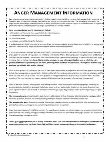 Conflict Resolution Worksheet, Anger Worksheets, Anger Management Strategies, Behavior Contract, Anger Management Worksheets, Classroom Discipline, Effective Classroom Management, How To Control Anger, Dealing With Anger