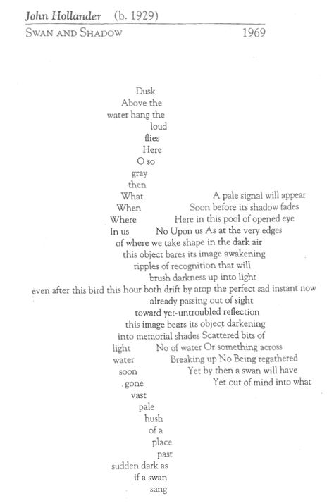 Concrete Poetry Poem Layout, Poetry Layout, Text Mode, Concrete Poem, Typographic Illustration, Shape Poems, Types Of Poems, Altered Books Pages, Poem Design