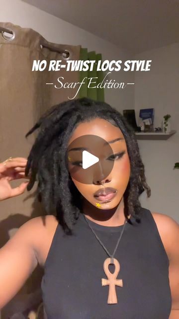 Bumayo Brimah on Instagram: "6 simple scarf styles to do before your next retwist x 🧚🏽✨ . . . . . #locs #explore #explorepage #loccare #scarf #scarfstyle #locstyles #headtie #hairinspo #locjourney #loccommunity #texturethursday #viral #lokablakshid #viral #reels #tutorial" Shirt Locs Styles, Basic Loc Retwist Style, Short Locs Hairstyles Without Retwist, Locs With Scarf Black Women, Locs Hairstyles Without Retwist, Loc Styles No Retwist For Women, Locs And Fedoras, Loc Styles On Old Retwist, Rough Locs Hairstyles