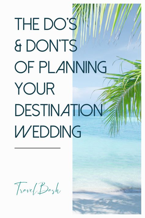 Like planning any event, organizing a destination wedding can be a lot of work. There are so many things to think about from who to invite, to where to when to how to...well, you get it. We’ve compiled a list of the most common roadblocks our clients struggle with. After all, planning a wedding is no easy feat, let alone a destination wedding, even for the most decisive person! TravelBash | Destination Weddings + Celebration Travel Planning Destination Wedding Itinerary, Destination Wedding Checklist, Destination Wedding Cost, Destination Wedding Decor, Dream Destination Wedding, Wedding Info, Destination Wedding Inspiration, Wedding Abroad, Destination Wedding Locations