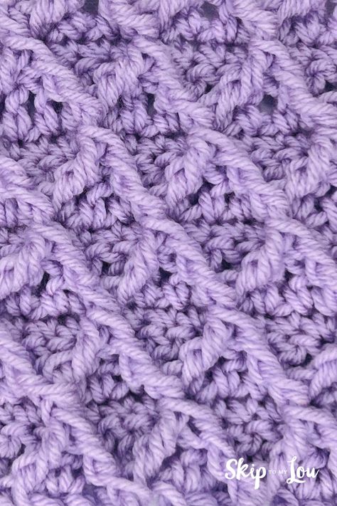 Diamond Stitch Crochet: Easy-to-Follow Guide Diamond Stitch Crochet, Stitch Step By Step, Diamond Crochet, Cow Blanket, Advanced Crochet, Crochet Shell Stitch, Crochet Easy, Sewing Projects For Kids, Double Crochet Stitch