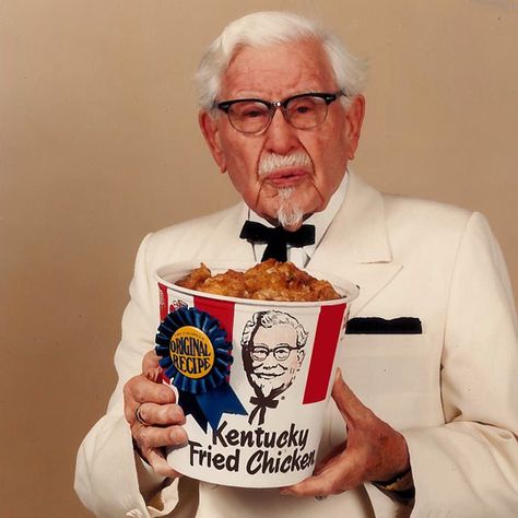 Colonel Harland David Sanders (1890-1980) Kentucky Fried Chicken, Colonel Sanders, Grand Army, Insurance Sales, Kentucky Fried, Network Marketing Companies, Joining The Army, Becoming A Father, New Identity