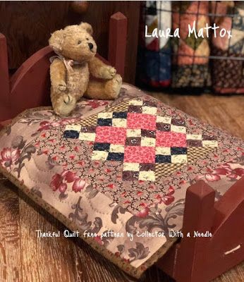 Doll Quilt Patterns, American Girl Doll Quilt, Jo Morton Quilts, Four Patch Quilts, Mini Quilt Blocks, Solid Fabric Quilts, Quilt Free Pattern, Kim Diehl Quilts, Jo Morton