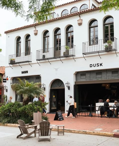 SPOTTED: 👀 #SANTABARBARA HAS A NEW 45 ROOM BOUTIQUE HOTEL, PERFECT FOR A COASTAL ESCAPE 🐚 | @drift.hotels opened the most well designed… | Instagram Best Places To Eat Santa Barbara, Santa Barbara City College, Cabo Surf Hotel, State Street Santa Barbara, Santa Barbara Hotels, Vung Tau, Spanish Architecture, State Street, Wedding Weekend