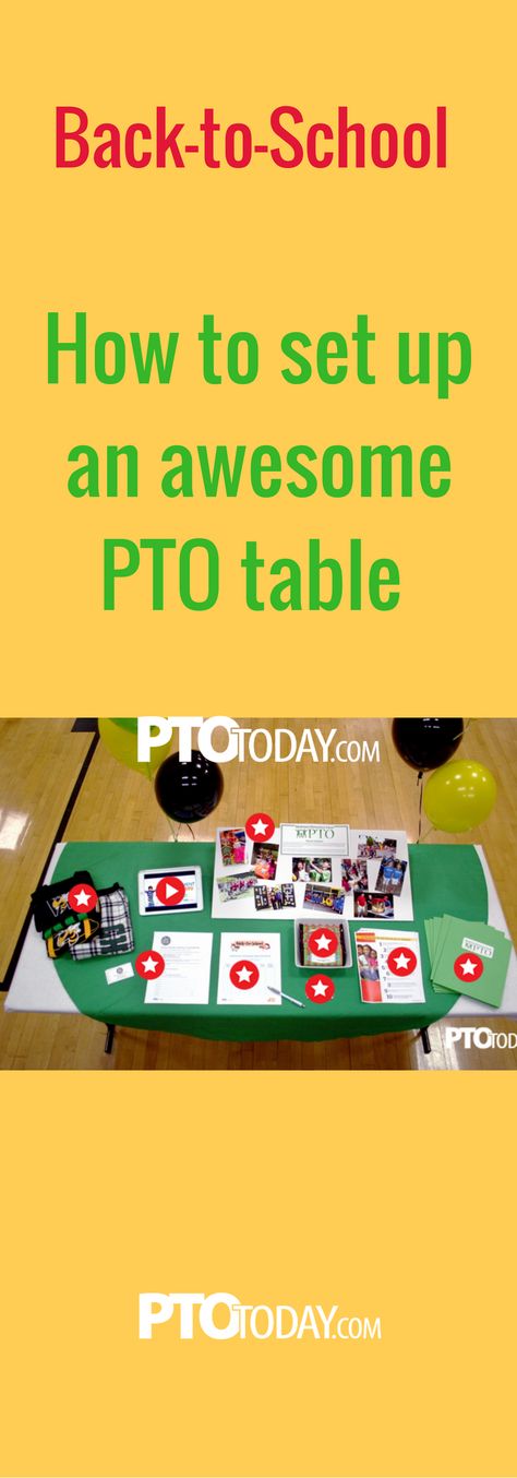 What you need to put on your PTO table for your back-to-school event. Pto Back To School, Pto Bulletin Board, Pto Mom, Membership Ideas, School Event Ideas, Pta Board, School Council, Pta Membership, Pto Board