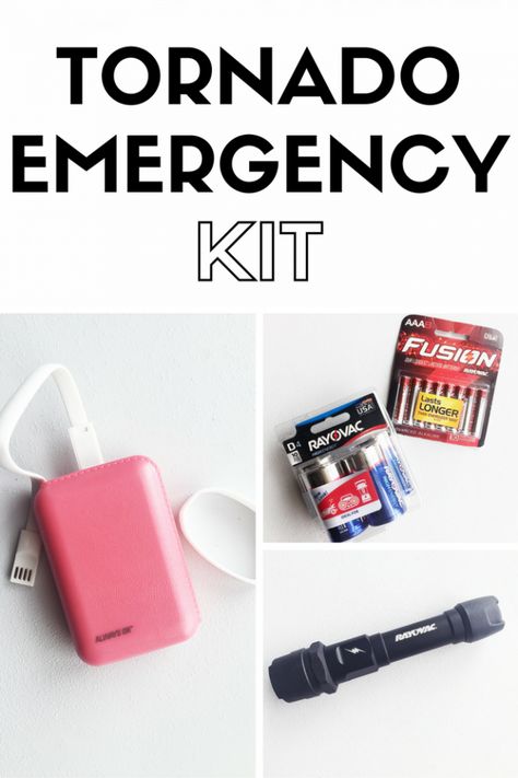 What You Need for a Tornado Emergency Kit! Tornado Preparedness Kit, Tornado Preparedness, Power Outage Preparedness, Survival Kits, Emergency Prepping, Disaster Preparedness, Power Outage, Emergency Kit, Survival Kit