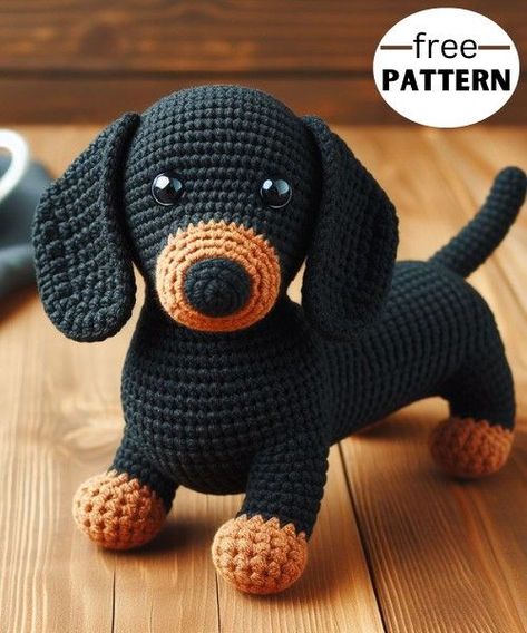 10 Supercute Amigurumi Dog FREE Crochet Patterns! | Swecraftcorner Crochet Dachshund, Do Crafts, Dog Amigurumi, Dog Patterns, Dachshund Pattern, Amigurumi Dog, Dog Crochet, Crochet Dog Patterns, Advanced Crochet