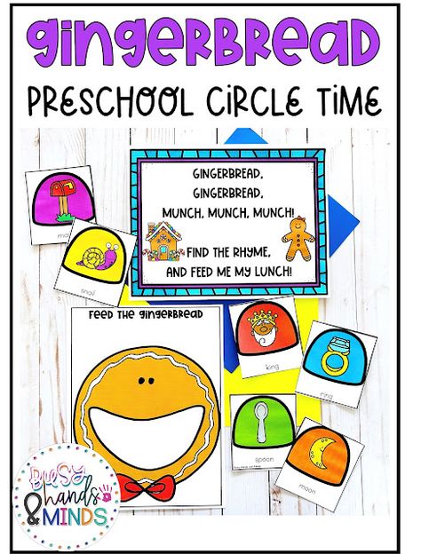 Gingerbread Preschool Circle Time Preschool Games Circle Time, Gingerbread Games For Preschool, Holiday Circle Time Activities, Christmas Circle Time Activities Preschool, December Circle Time Ideas, Large Group Ideas For Preschool, Gingerbread Circle Time Activities, Christmas Preschool Circle Time, Christmas Circle Time Games