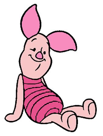 Winnie-the-Pooh / Characters - TV Tropes Piglet Drawing, Piglet Clipart, Piglet Cartoon, Pooh Drawing, Piglet Disney, Disney Piglet, Disney Clip Art, Pooh Bear And Friends, Winnie The Pooh Drawing