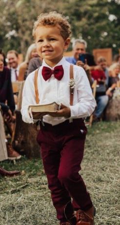 Wedding Kids Outfit, Ring Bearer Outfits, Maroon Wedding, Bearer Outfit, Ring Bearer Outfit, December Wedding, Wedding Groomsmen, Future Wedding Plans, Cute Wedding Ideas