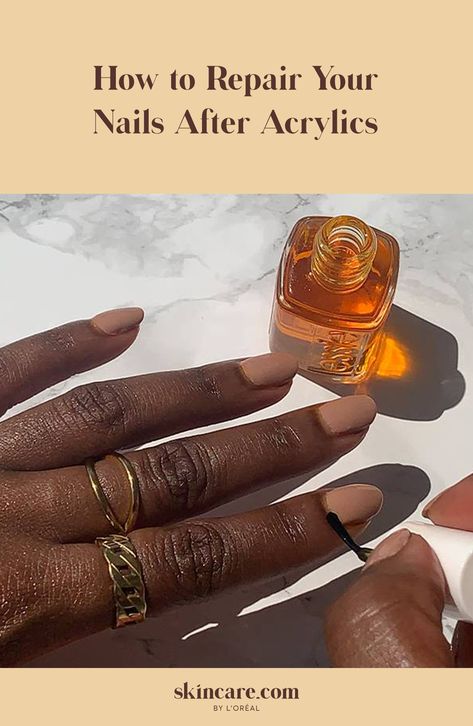 How to Repair Damaged Nails From Acrylics Quick Detox, Nails After Acrylics, Nail Application, Feel Healthy, Skincare Advice, Nail Repair, Damaged Nails, Brittle Nails, Love Challenge