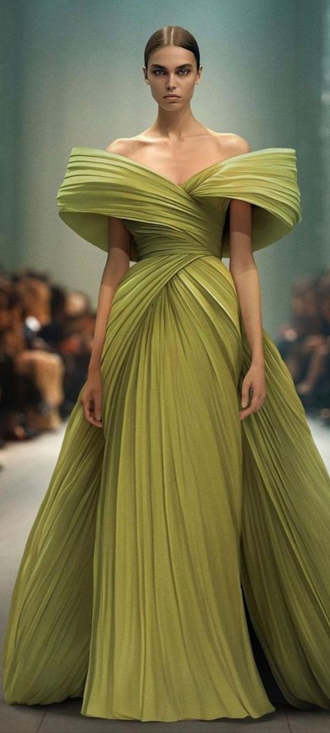 Fashion Draping, Saiid Kobeisy, Paris Fashion Week Runway, Runway Gowns, Structured Dress, Dad Sneakers, Taffeta Dress, Classy Dress Outfits, Gala Dresses