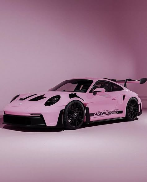 Pink Porsche, Porsche Gt3 Rs, Pink Cars, Porsche Sports Car, Porsche Gt3, Future Cars, Gt3 Rs, Pink Car, Pink Sports