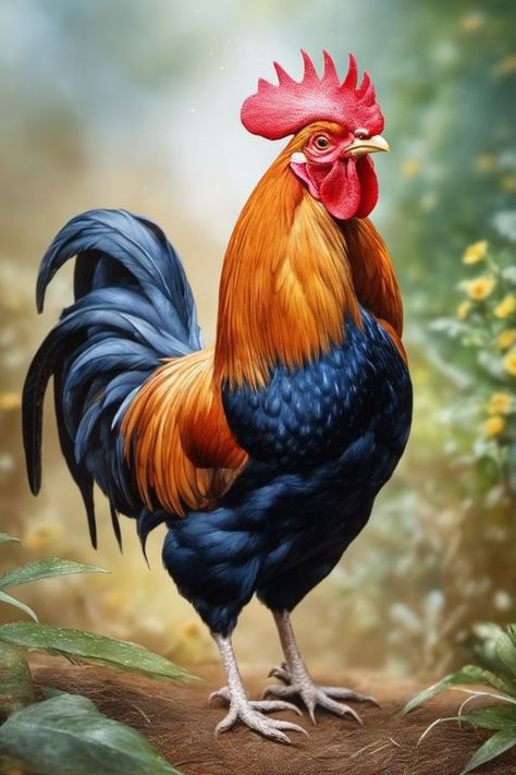 Pictures Of Chickens To Paint, Pictures Of Roosters, Rooster Pictures, Rooster Images, Chicken Wallpaper, Farm Animal Paintings, Chicken Images, 10 Animals, Wild Animal Wallpaper