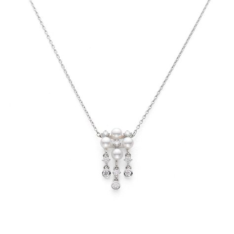 Diamond White Akoya Pearl Necklace, Luxury Akoya Pearl Necklace In Diamond White, Mikimoto Necklace, Mikimoto Pearls Earrings Diamonds, Mikimoto Pearls Necklace, Mikimoto Jewelry, Akoya Pearl Necklace, Mikimoto Pearls, Akoya Pearls