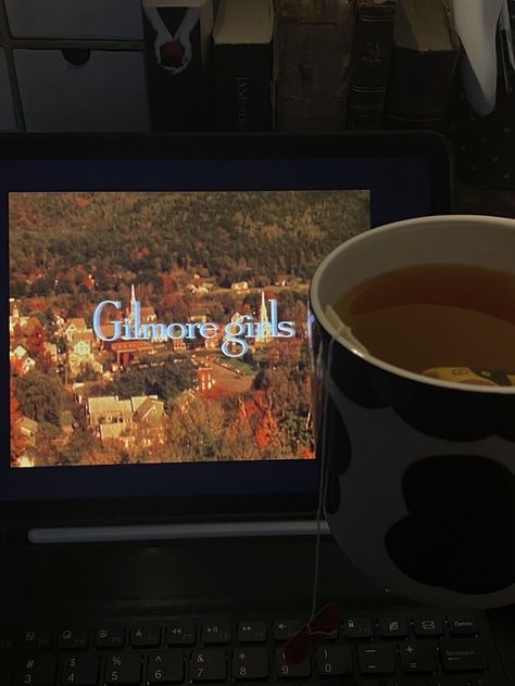 Tea Fall Aesthetic, Fall Tea Aesthetic, Autumn Aesthetic Movies, Fall Aesthetic Movies, Fall Movie Aesthetic, Gilmore Girls Autumn Aesthetic, Season Of The Witch Aesthetic, Autumn Aesthetic Gilmore, Vintage Autumn Aesthetic