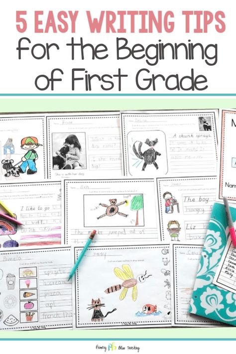 Grade 1 Writing, 1st Grade Ideas, First Grade Literacy, Writing Station, 1st Grade Reading, Writing Curriculum, 1st Grade Writing, Writing Rubric, Pre Writing Activities