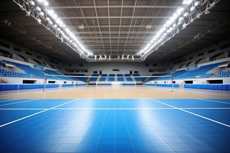 Volleyball stadium indoors sports. AI generated Image by rawpixel. | premium image by rawpixel.com / Porramate Indoor Volleyball Court, Volleyball Stadium, Football Court, Volleyball Images, Volleyball Backgrounds, About Volleyball, Indoor Volleyball, Volleyball Court, Volleyball Game