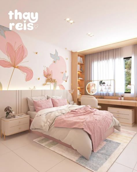 Modern Kids Room Design, Bedroom For Girls Kids, Kids Bed Design, Girls Room Design, Kids Room Interior Design, Modern Kids Bedroom, Modern Kids Room, Kids Bedroom Inspiration, Kids Bedroom Designs