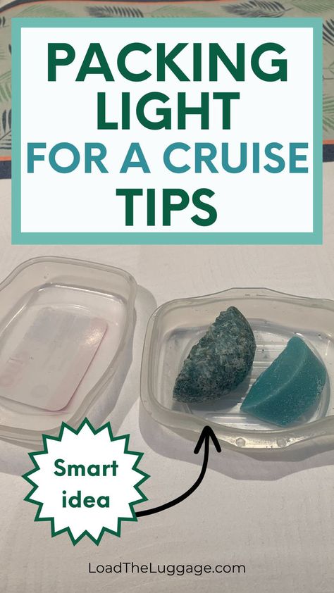 Packing light for a cruise tips.  Image is half a shampoo bar and half a conditioner bar in a soap container. Cruise Packing Checklist, Cruise Checklist, Alaska Travel Cruise, Alaska Cruise Packing, Royal Carribean Cruise, Hawaiian Cruises, Cruise Packing Tips, Carribean Cruise, Smart Packing