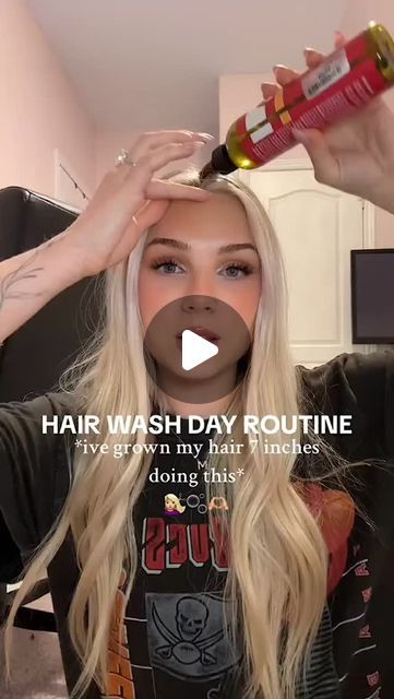 Hair care routinee on Instagram: "PRE hair wash day routine for hella hair growth 🫶🏼🍦 #haircareroutine #hairgrowthtips #washdayroutine" Not Washing Hair Everyday Tips, Prewash Hair Routine, How To Get My Hair Healthy Again, Healthy Hair Routine Products, Hair Growth Before And After, How To Grow Your Hair Faster In A Week, Wash Day Routine Natural, Hair Care Videos, Hair Growth Routine