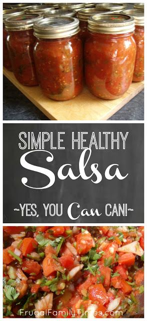 Preserving Salsa, Healthy Salsa Recipe, Healthy Salsa, Canned Salsa Recipes, Salsa Canning Recipes, Halloween Food Appetizers, Easy Salsa, Christmas Recipes Appetizers, Frugal Family