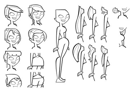 Total Drama Base by ma-ri-no Total Drama Island Oc, Oc Template, Cartoon Body, Cartoon Style Drawing, Character Template, Body Base Drawing, Character Base, Small Drawings, Drama Total