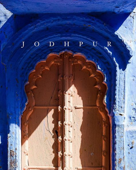 In Jodhpur, the blue doors tell stories of tradition, while the faces of its people echo the city’s rich history. The architecture, with its regal heritage, and the everyday life of locals create a vibrant tapestry of culture and legacy. #jodhpur #jodhpurdiaries #bluecityjodhpur #ruralindia #rajasthan #indiaheritagetravel #culture #history #oldindia #travel #tour #rajasthanturism #fort @incredibleindia @rajasthan_tourism Jodhpur Architecture, Jodhpur Aesthetic, Blue Indian Aesthetic, Jodhpur Photography, Rajasthan Aesthetic, Rajasthan Architecture, Blue City Jodhpur, Nursery Logo, Rajasthan Tourism