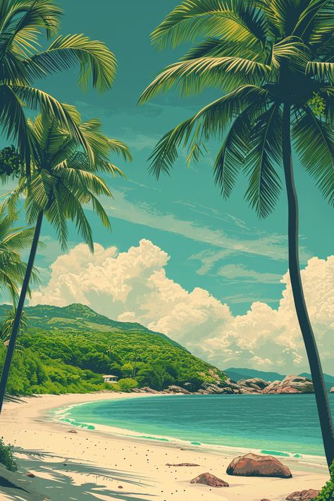 This peaceful Tropical Escape wallpaper is an instant getaway for your iPhone and Android. Let the swaying palms and tranquil beach transport you to paradise with every unlock. 🌴☀️ Tropical Paradise Aesthetic, Dali Aesthetic, Escape Wallpaper, The Other Side Of Paradise, Hockey Books, Vintage Lockscreen, Paradise Aesthetic, Island Wallpaper, Vintage Tropical