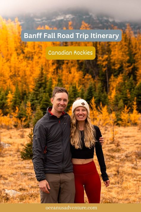 Banff during the Fall is one of the most magical times to visit. Imagine turquoise lakes mixed with golden trees and a sprinkling of snow. It's an actual dream!
This blog post has everything you need to plan your own trip!

Banff in Fall | Banff Fall itinerary | things to do in Banff in Fall Banff October, Banff Fall, Fall Itinerary, Conqueror Challenge, Things To Do In Banff, Banff National Park Canada, Fall Meals, Fall Road Trip, Banff Canada