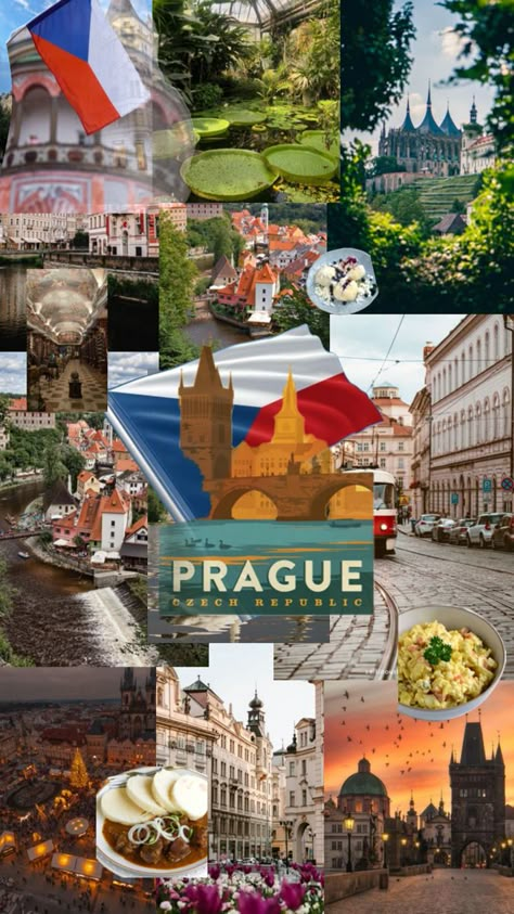 #collage #aesthetic #country #travel #culture #viralpost #Prague #CzechRepublic #fruitdumplings Bullet Journal Reflection, Slavic Girl Aesthetic, Journal Reflection, Slavic Girl, Aesthetic Country, Czech Republic Travel, Prague City, Travel Collage, Hispanic Culture