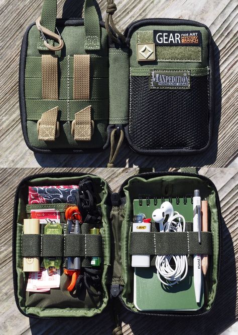 Mochila Edc, Edc Bag, Inside My Bag, Handbag Essentials, What In My Bag, Pocket Organizer, Bug Out Bag, Edc Gear, Outdoor Survival