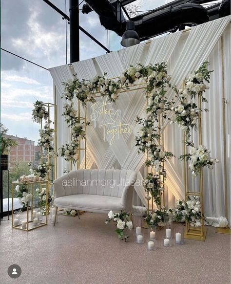 Engagement Stage Decoration, Nikah Decor, Reception Stage Decor, Wedding Stage Decor, Reception Backdrop, Wedding Background Decoration, Wedding Reception Backdrop, Wedding Entrance Decor, Desi Wedding Decor