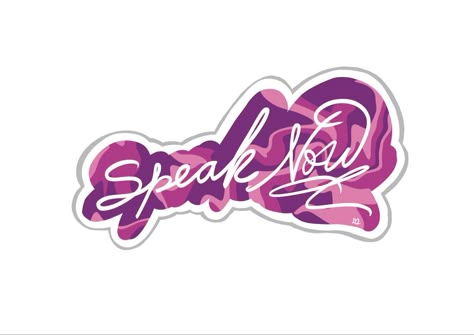 Speak Now Sticker Taylor Swift, Taylor Swift Album Stickers, Speak Now Stickers, Taylor Swift Birthday Card, Taylor Swifr, Taylor Swift Png, Speak Now Taylor Swift, Taylor Swift Stickers, Taylor Swift 22