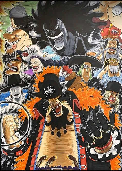 Rocks Pirates, Rocks D Xebec, Blackbeard One Piece, Blackbeard Pirates, Marshall D Teach, Doflamingo Wallpaper, Black Beard Pirate, One Piece Design, Black Beard