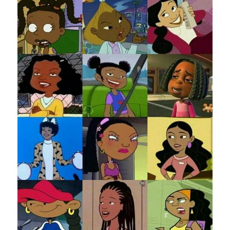 the girl from Jimmy Neutron!! and the Ashleys chick...AND...best of all...CODE NAMED KIDS NEXT DOOR!! Black Characters Tv Shows, Iconic Black Characters, Black Characters Cartoon, Girl Cartoon Characters, Female Cartoon Characters, Black Cartoon Characters, Female Cartoon, Black Artwork, We Are The World