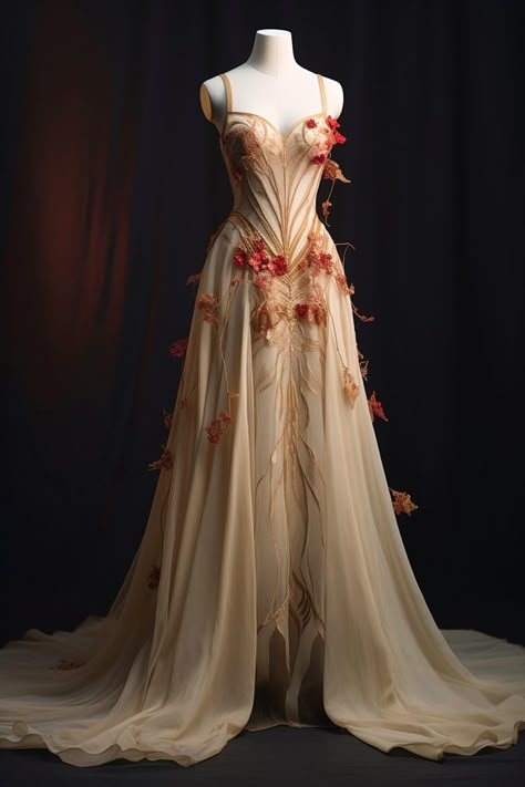 Spider Lily inspired gown