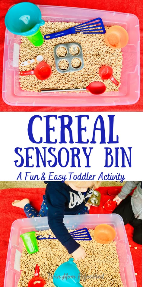 Activity For 1 Year, Sensory Activity For Toddlers, Printable Toddler Activities, Sensory Bin For Toddlers, Activities For One Year Olds, Toddler Sensory Bins, Toddler Meal Ideas, Easy Toddler Activities, Baby Sensory Play