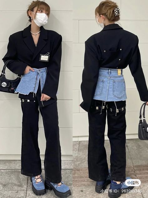 Reworked Clothes, Ader Error, Fashion Street Wear, Concert Fits, Fashion Mood Board, Fashion Lookbook, Inspired Fashion, Female Fashion, Own Style