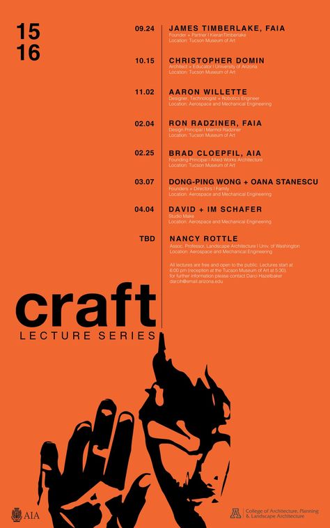 Archinect's Architecture School Lecture Guide for Fall 2015Archinect's Get Lectured is ready for another school year. Get Lectured is an ongoing series where we feature a school's lecture series—and their snazzy posters—for the current term. Check back frequently to keep track of any... Event Program Design Layout, Schedule Design Layout, Event Schedule Design, Schedule Layout, Advertisement Examples, Lecture Poster, Agenda Design, Brochure Graphic, Event Poster Template