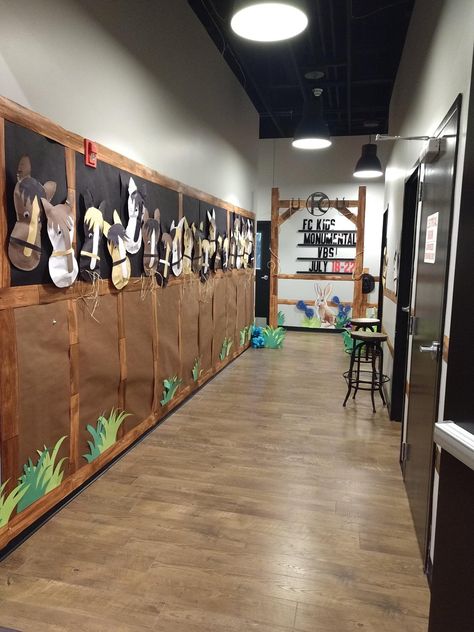 Western Party Entrance, Western Theme School Hallway, Wild West Hallway Decorations, Western Theme Dance Decor, Western Decorations Cowboy Theme, Classroom Western Theme, Wild West School Theme, Western Hoco Theme, Western Themed Dance