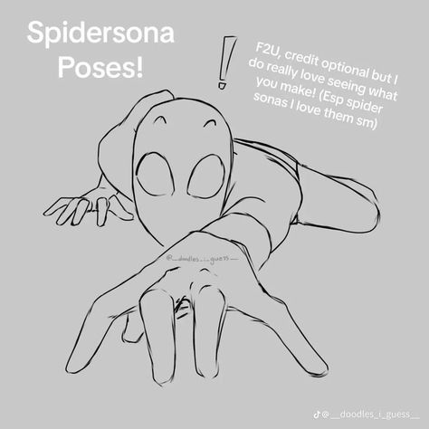 Spidersona Poses, Spiderman Poses, Spiderman Drawing, Spiderman Art Sketch, Drawing Body Poses, Body Reference Drawing, Body Pose Drawing, Art Prompts, Figure Drawing Reference