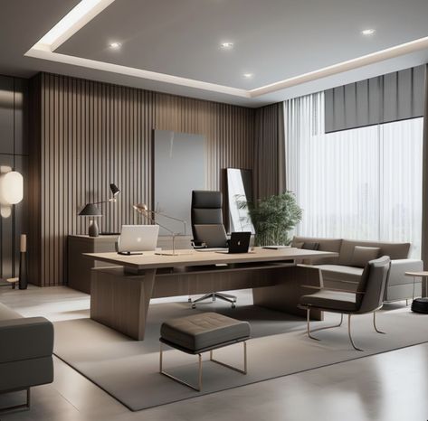 Executive Office Design Interior, Office Interior Design Luxury, Luxury Office Interior, Executive Office Design, Small Office Design Interior, Bathroom Aesthetics, Kids Shared Bedroom, Small Office Design, Bedroom Teen