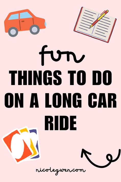 things to do on a long car ride Fun Things To Do On Long Car Rides, Fun Things To Do On A Car Ride, Things To Do On A Long Bus Ride, Fun Things To Do On A Long Car Ride, Things To Do In A Car Ride Road Trips, What To Do In Long Car Rides, Things To Do On A Bus Ride, Roadtrip Games For Kids Long Car Rides, Things To Do In A Long Car Ride